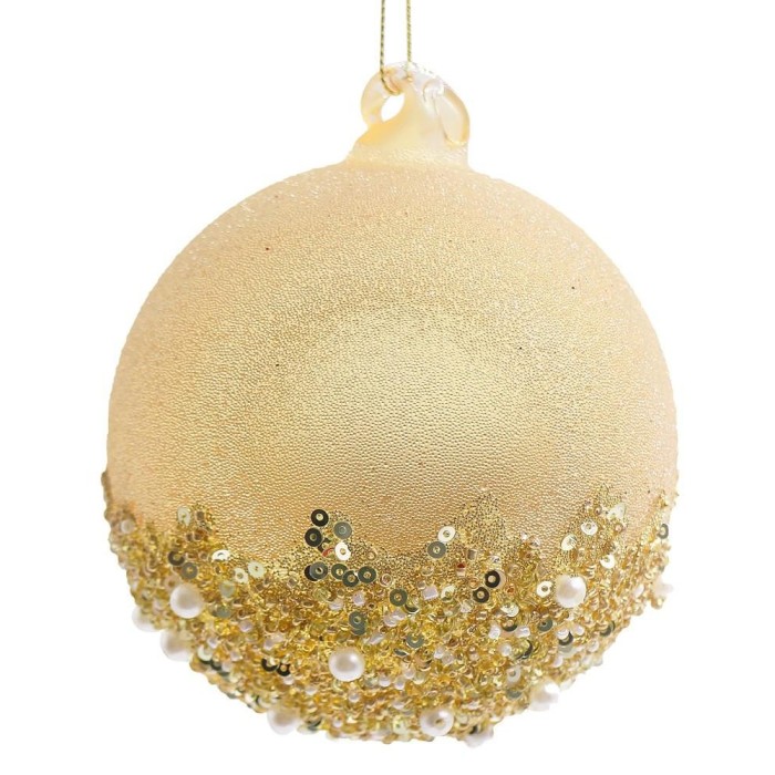 SFERA VETRO BRILL CHAMPAGNE D.100